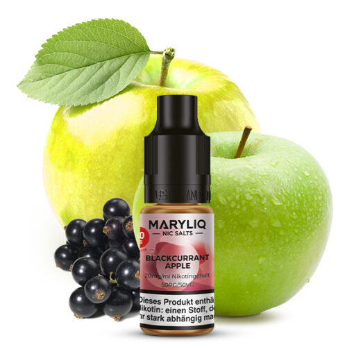 MARYLIQ - Blackcurrant Apple 10ml NicSalt Liquid – Bild 3