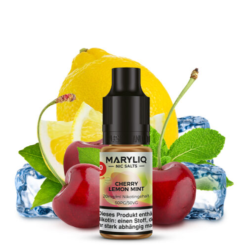 MARYLIQ - Cherry Lemon Mint 10ml NicSalt Liquid – Bild 3