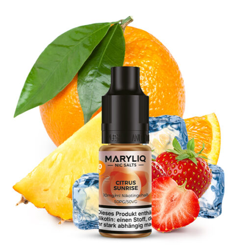 MARYLIQ - Citrus Sunrise 10ml NicSalt Liquid – Bild 2