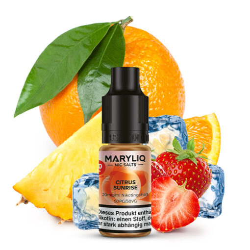 MARYLIQ - Citrus Sunrise 10ml NicSalt Liquid – Bild 3
