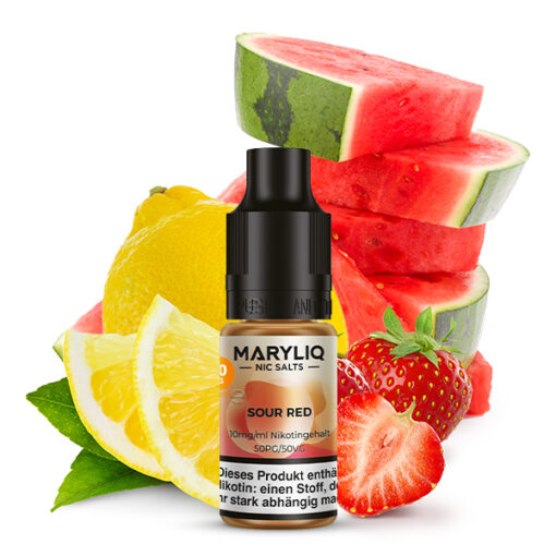 MARYLIQ - Sour Red 10ml NicSalt Liquid – Bild 2