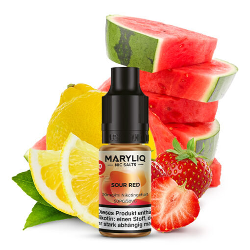 MARYLIQ - Sour Red 10ml NicSalt Liquid – Bild 3