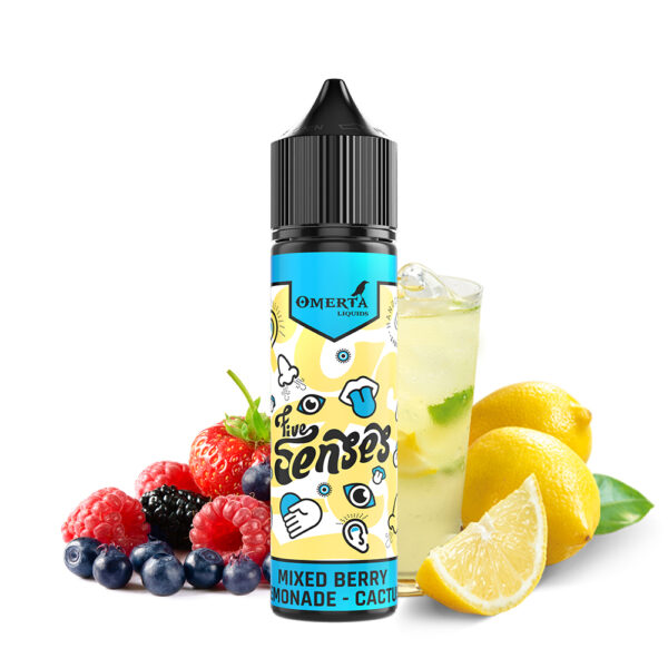 Omerta Liquids - 5-SENSES - Mixed Berry Lemonade Cactus