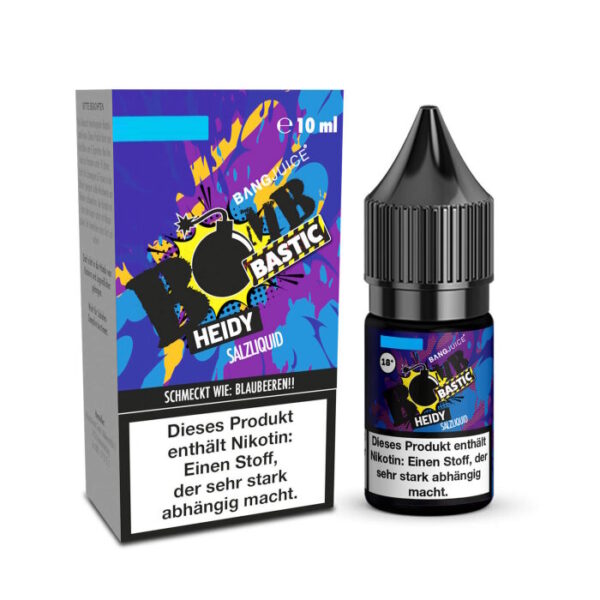 Bang Juice Bombbastic - Heidy 10ml NicSalt Liquid