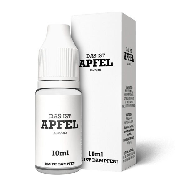 Das ist Dampfen - Apfel 10ml NicSalt Liquid