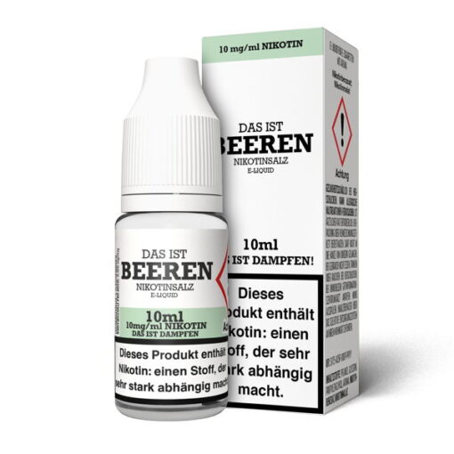 Das ist Dampfen - Beeren 10ml NicSalt Liquid – Bild 2