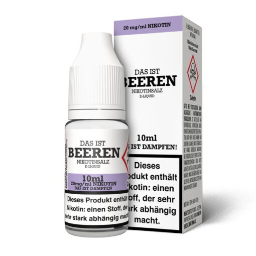 Das ist Dampfen - Beeren 10ml NicSalt Liquid – Bild 3
