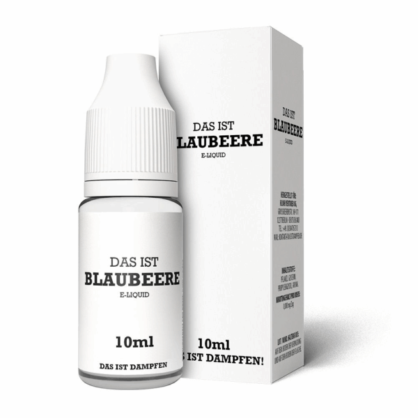 Das ist Dampfen - Blaubeere 10ml NicSalt Liquid