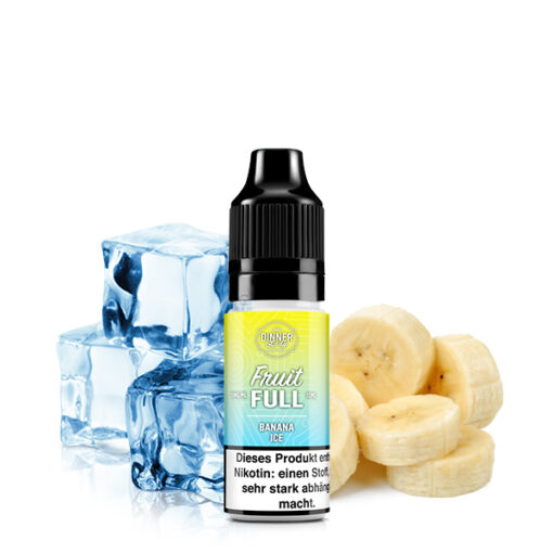 Dinner Lady Fruit Full - Banana Ice 10ml NicSalt Liquid – Bild 2