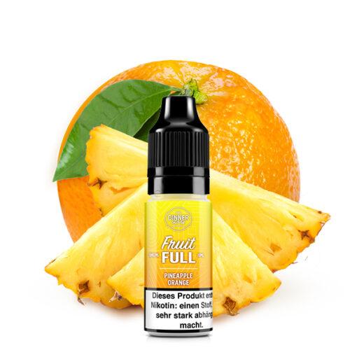 Dinner Lady Fruit Full - Pineapple Orange 10ml NicSalt Liquid – Bild 2