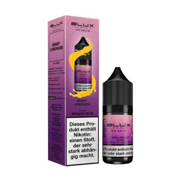 ELUX - Berry Lemonade 10ml NicSalt Liquid
