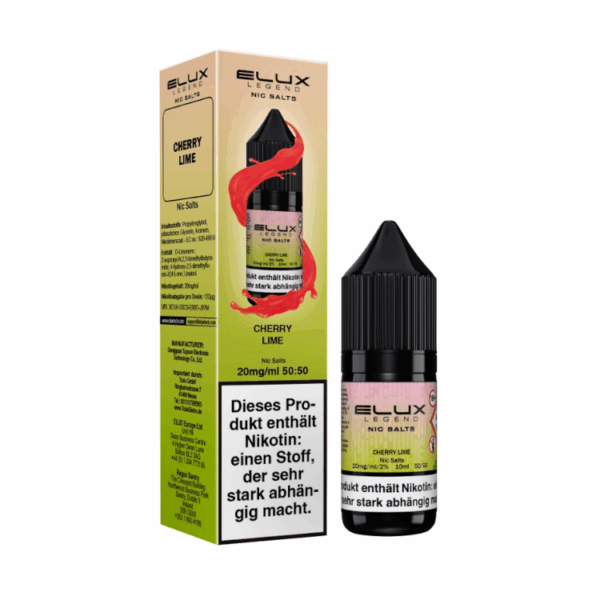 ELUX - Cherry Lime 10ml NicSalt Liquid