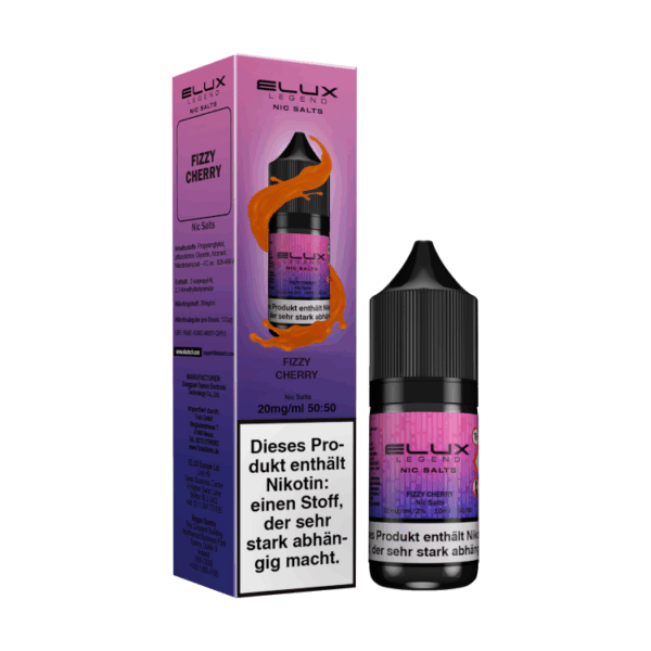 ELUX - Fizzy Cherry 10ml NicSalt Liquid