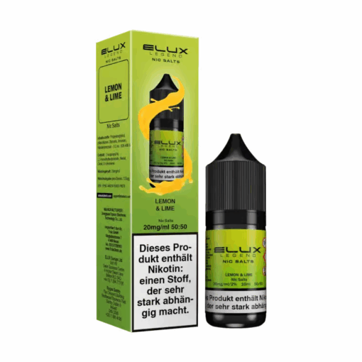 ELUX - Lemon Lime 10ml NicSalt Liquid
