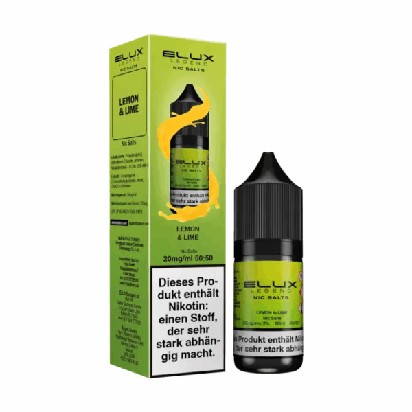ELUX - Lemon Lime 10ml NicSalt Liquid