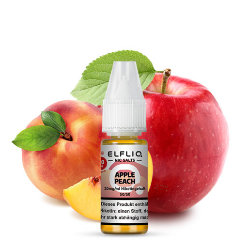 Elfliq - Apple Peach 10ml NicSalt Liquid – Bild 3