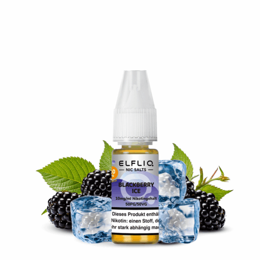 Elfliq - Blackberry Ice 10ml NicSalt Liquid – Bild 2