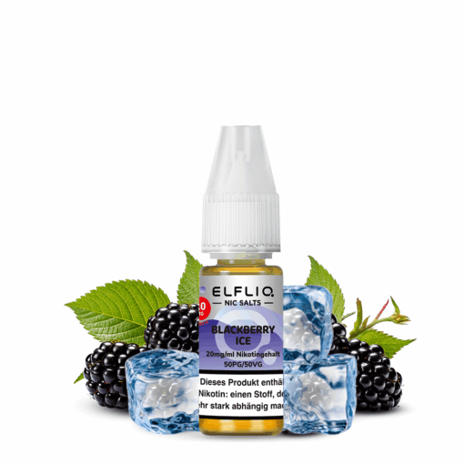 Elfliq - Blackberry Ice 10ml NicSalt Liquid – Bild 3