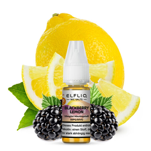 Elfliq - Blackberry Lemon 10ml NicSalt Liquid – Bild 2