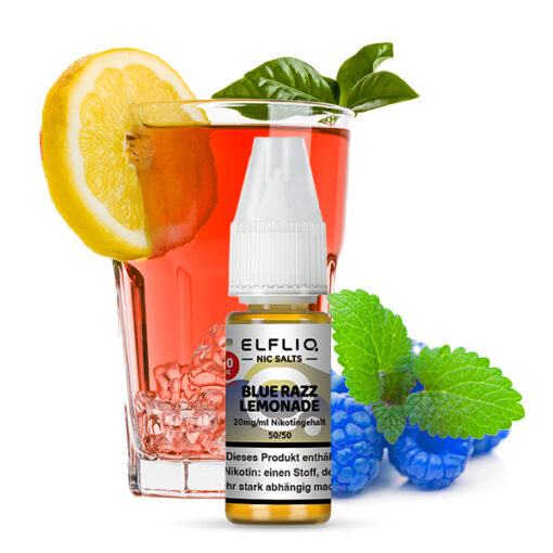 Elfliq - Blue Razz Lemonade 10ml NicSalt Liquid – Bild 3