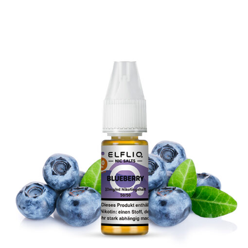 Elfliq - Blueberry 10ml NicSalt Liquid – Bild 2