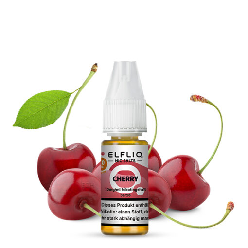 Elfliq - Cherry 10ml NicSalt Liquid – Bild 2