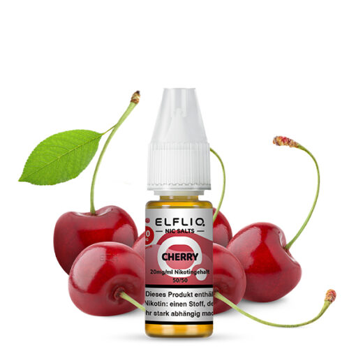 Elfliq - Cherry 10ml NicSalt Liquid – Bild 3
