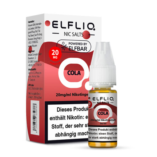 Elfliq - Cola 10ml NicSalt Liquid
