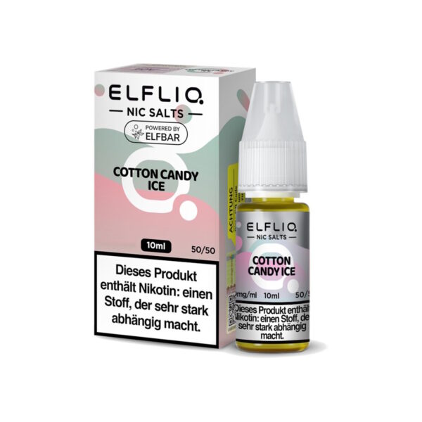 Elfliq - Cotton Candy Ice 10ml NicSalt Liquid