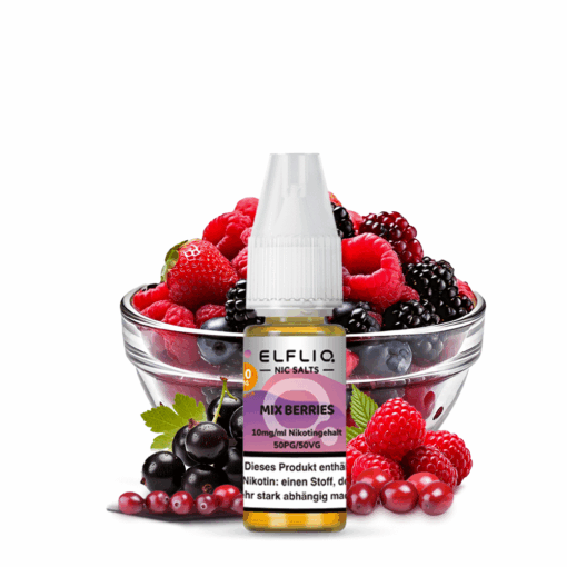 Elfliq - Mix Berries 10ml NicSalt Liquid – Bild 2