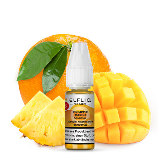 Elfliq - Pineapple Mango Orange 10ml NicSalt Liquid – Bild 3