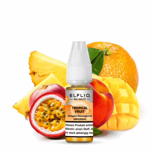 Elfliq - Tropical Fruit 10ml NicSalt Liquid – Bild 2