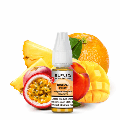 Elfliq - Tropical Fruit 10ml NicSalt Liquid – Bild 3