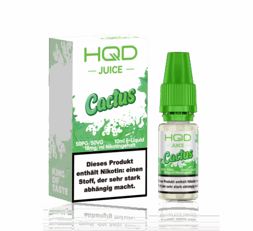 HQD Juice - Cactus 10ml 18mg NicSalt Liquid – Bild 2