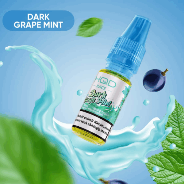 HQD Juice - Dark Grape Mint 10ml 18mg NicSalt Liquid