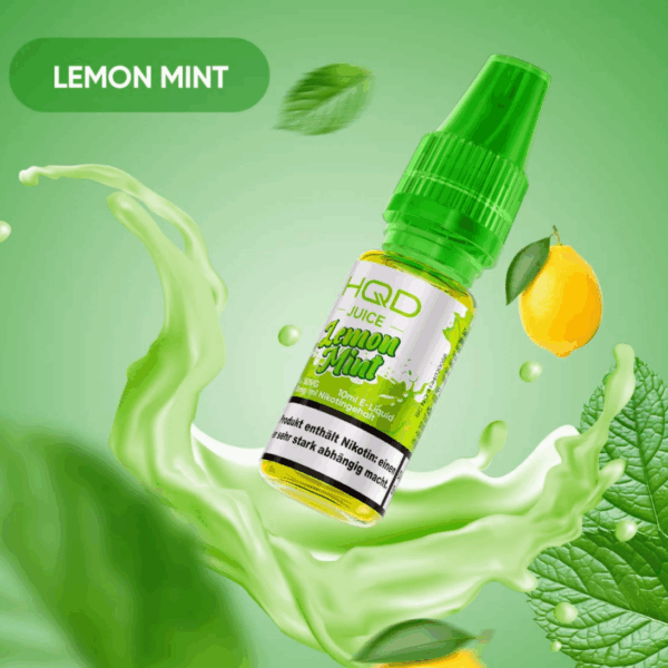 HQD Juice - Lemon Mint 10ml 18mg NicSalt Liquid