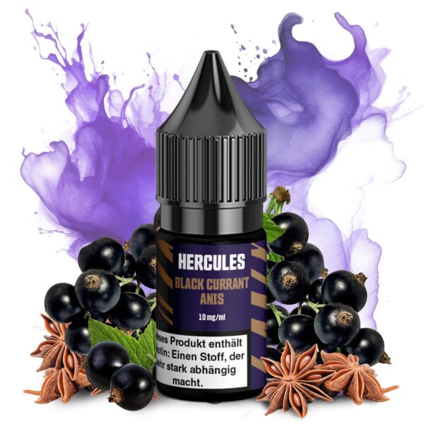 Hercules - Black Currant Anis 10ml NicSalt Liquid