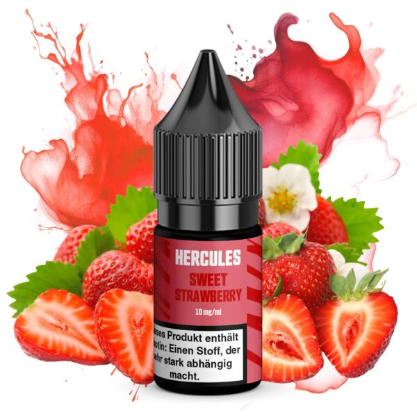 Hercules - Sweet Strawberry 10ml NicSalt Liquid
