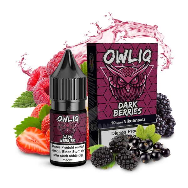 OWLIQ - Dark Berries 10ml NicSalt Liquid
