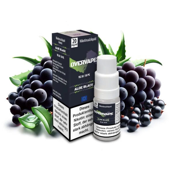 Overvape - Aloe Black 10ml 20mg NicSalt Liquid