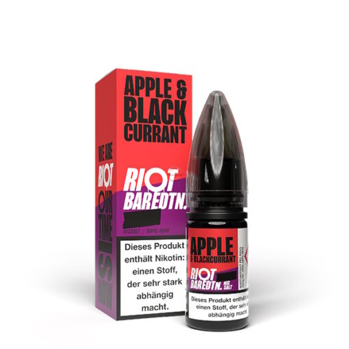 Riot Squad BAR EDTN - Apple Blackcurrant 10ml NicSalt Liquid
