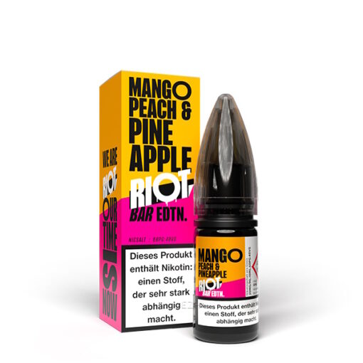 Riot Squad BAR EDTN - Mango Peach Pineapple 10ml NicSalt Liquid