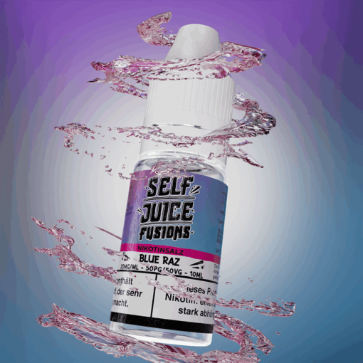 Self Juice Fusions - Blue Raz 10ml NicSalt Liquid – Bild 2