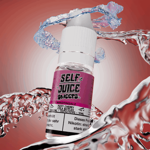 Self Juice Sweets - Fizzy Cherry Cola Bottles 10ml NicSalt Liquid – Bild 2