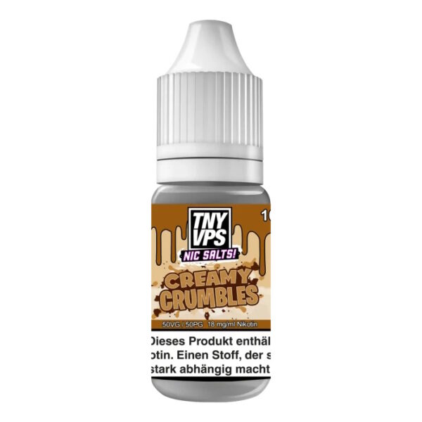 Tony Vapes - Creamy Crumbles 10ml 18mg NicSalt Liquid