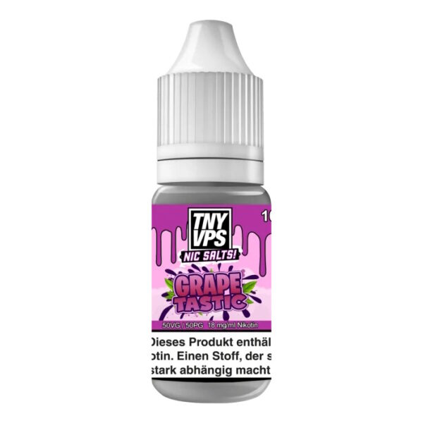 Tony Vapes - Grapetastic 10ml 18mg NicSalt Liquid