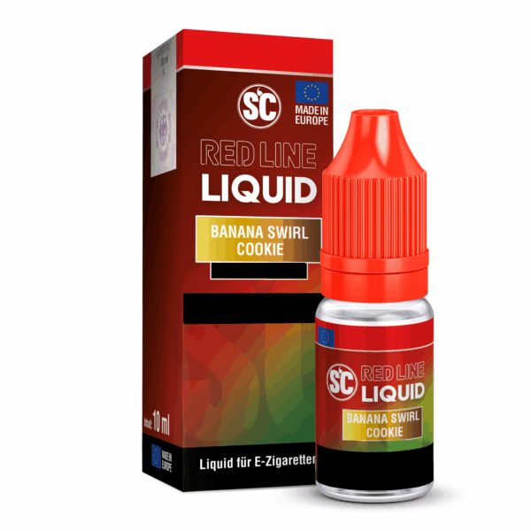 SC Red Line - Banana Swirl Cookie 10ml NicSalt Liquid