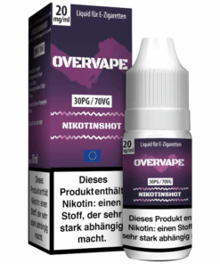 Overvape - 10ml Nikotin Shot 70/30 20mg