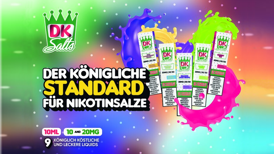 DK Salts Nikotinsalz Liquid 10ml Flasche
