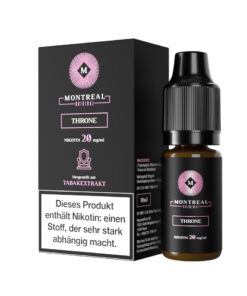 Montreal Original - Throne 10ml NicSalt Liquid